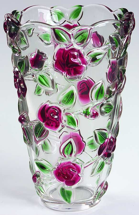 Rose Garden 9" Flower Vase by Mikasa-1