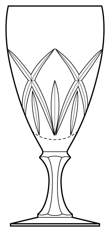 Whitehall Water Goblet by Mikasa-1