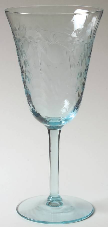Christina-Aqua (Stem #7586) Water Goblet by Morgantown-1