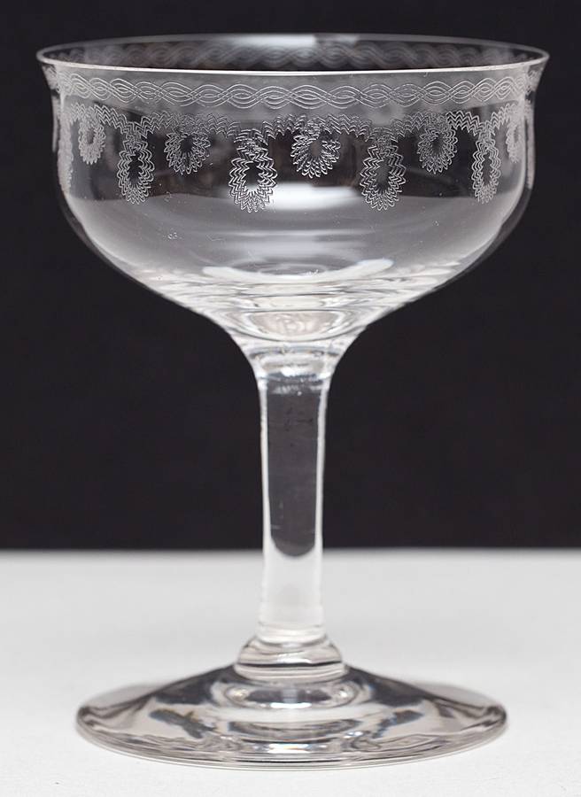 Etch 197-1 Champagne/Tall Sherbet by Morgantown-1