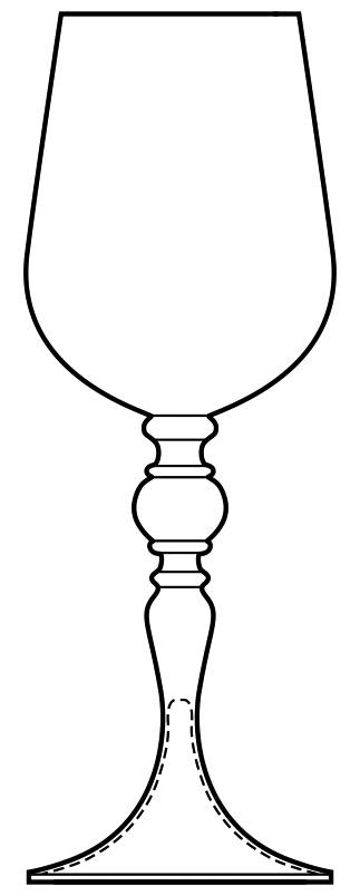 Bulb White Wine by Monarch Crystal-1