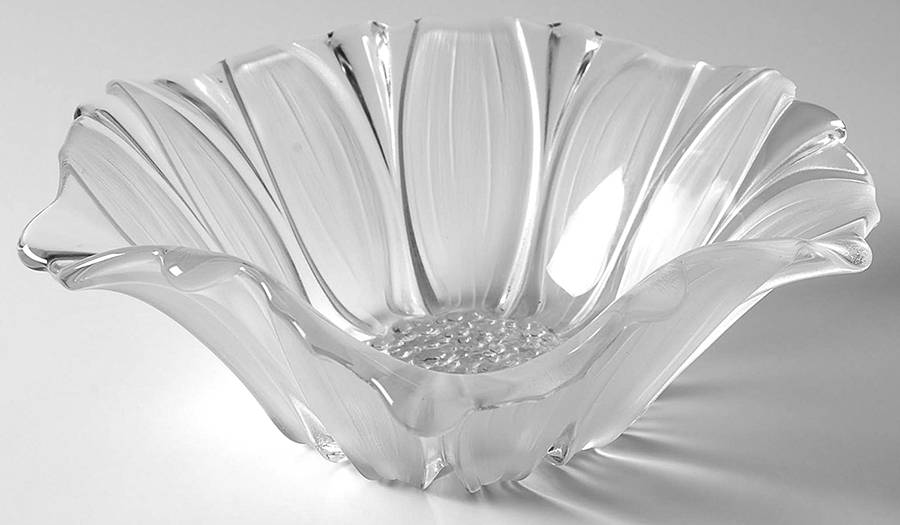 Sunflower Frost 8" Round Crimped Bowl by Mikasa-1