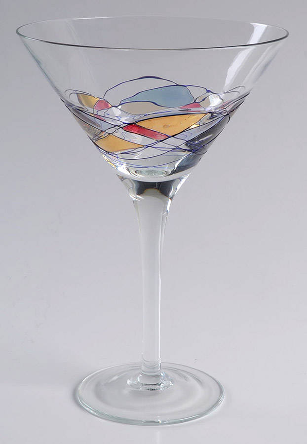 La Fleur Martini Glass by Monarch Crystal-1