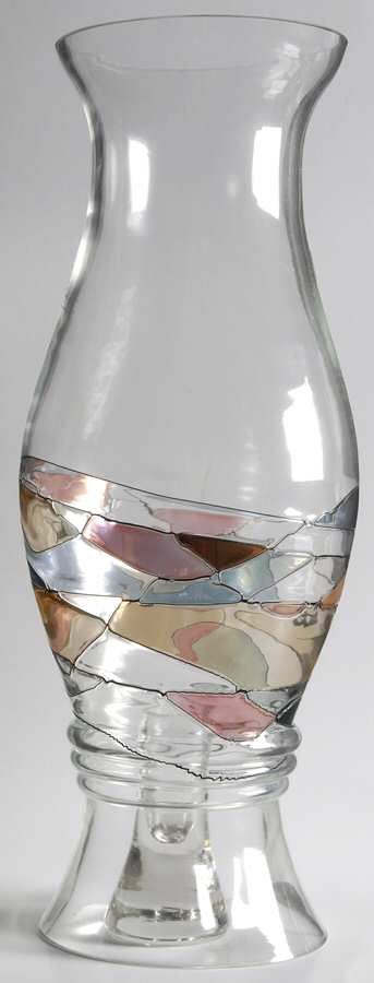 La Fleur Hurricane Lamp & Globe by Monarch Crystal-1