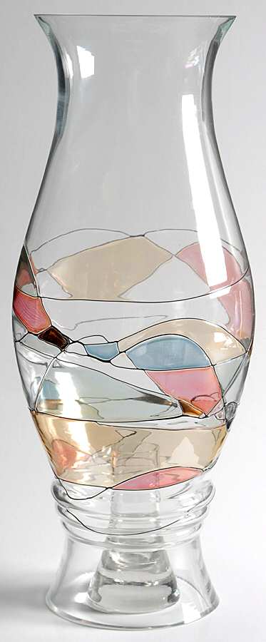 La Fleur Hurricane Lamp & Globe by Monarch Crystal-1
