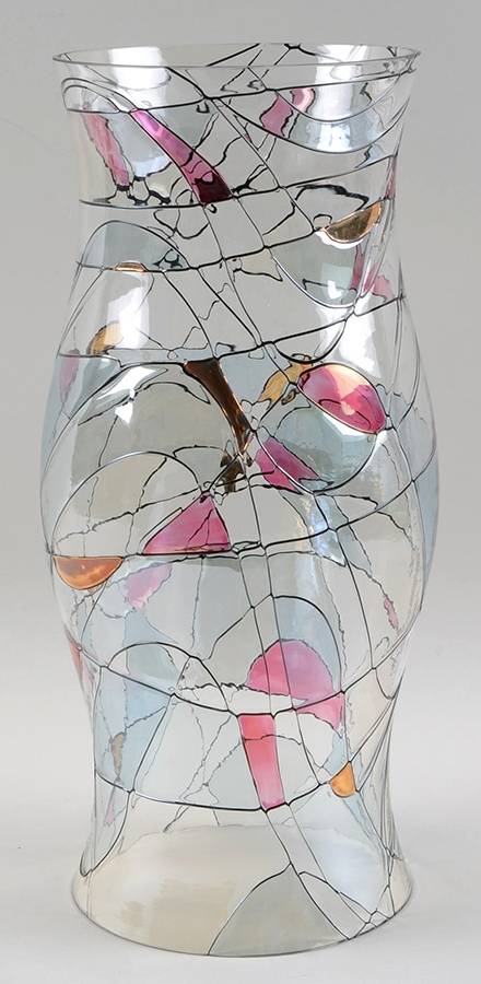 La Fleur Globe for Hurricane Lamp by Monarch Crystal-1