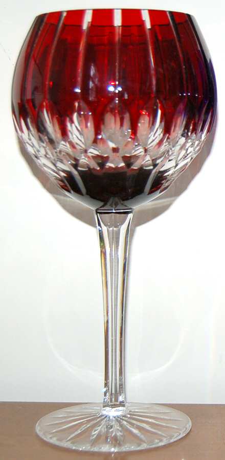 Castille Ruby Water Goblet by Monarch Crystal-1