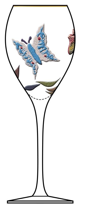 Mariposa Red Wine by Monarch Crystal-1