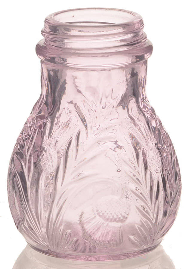 Inverted Thistle Light Pink (Rose) Shaker No Lid by Mosser (Ohio)-1