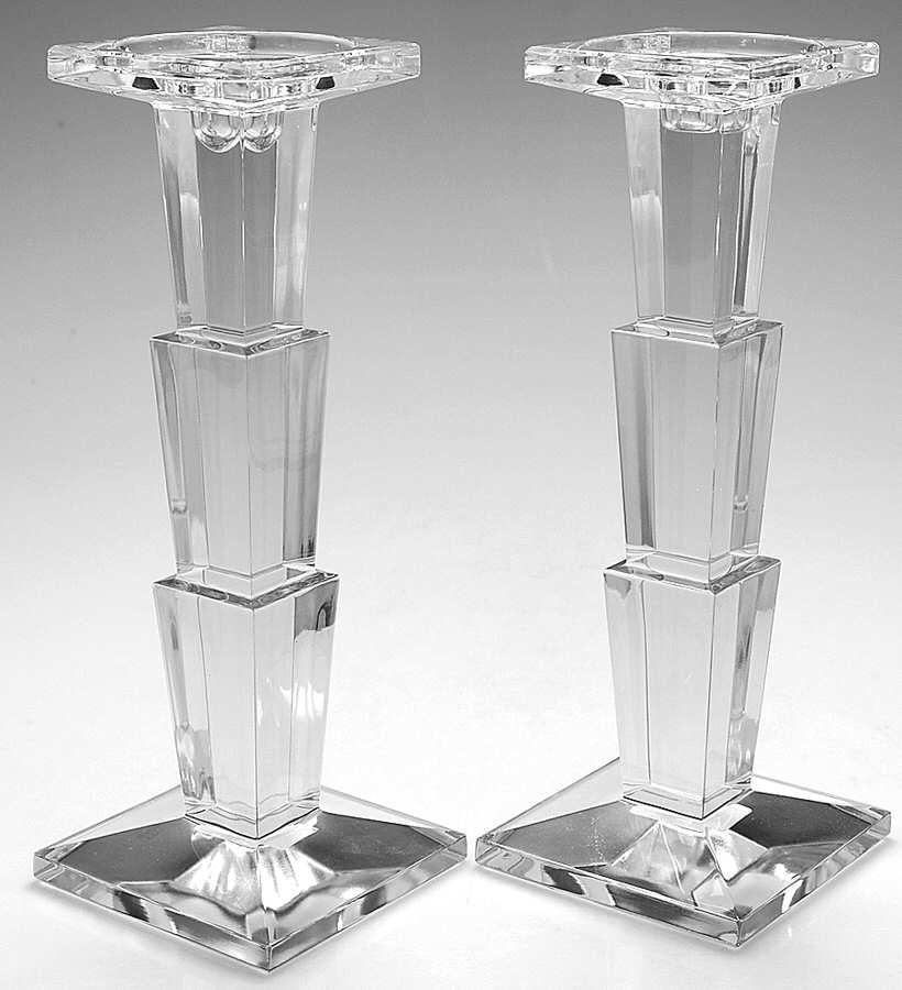 Empire Pair of 12" Single Candlesticks by Mikasa-1