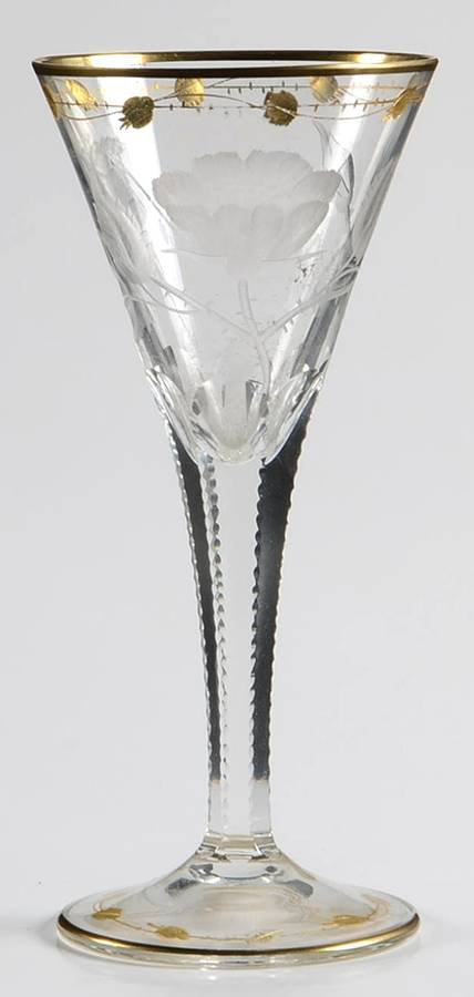 Paula (V Shape) Cordial Glass by Moser-1