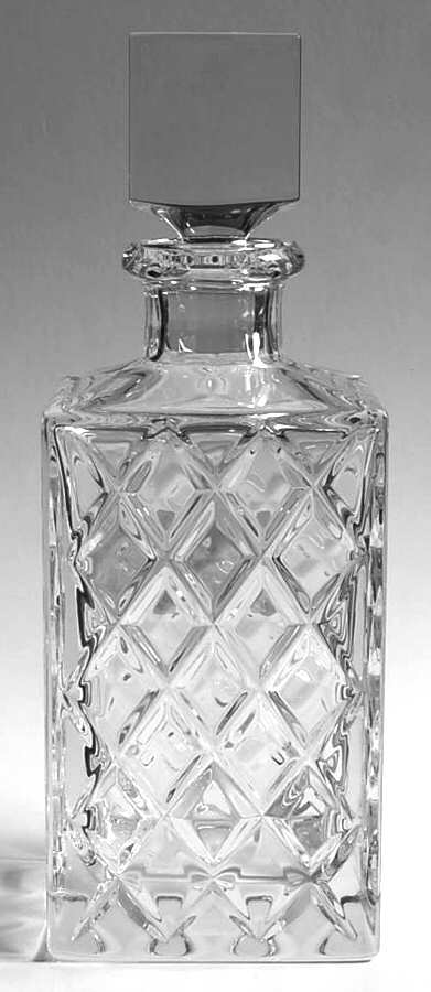 Diamond Fare Decanter & Stopper by Mikasa-1