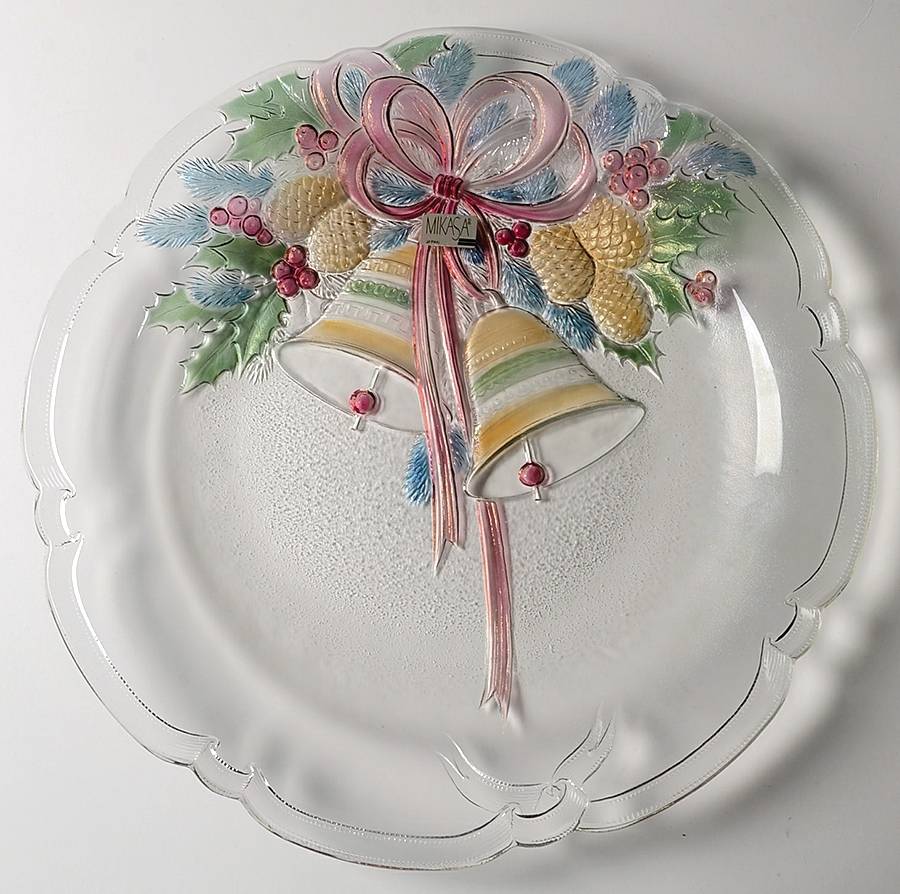 Festive Bells 14" Chop Plate by Mikasa-1