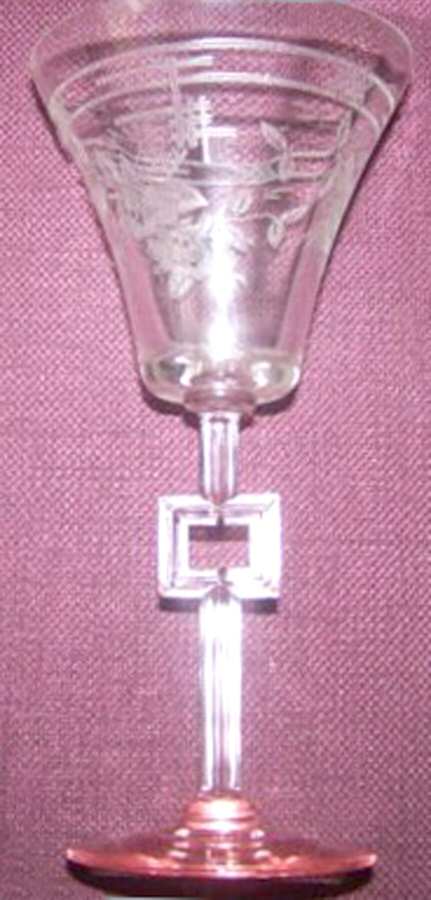 Marilyn Pink (Stem 7636) Water Goblet by Morgantown-1
