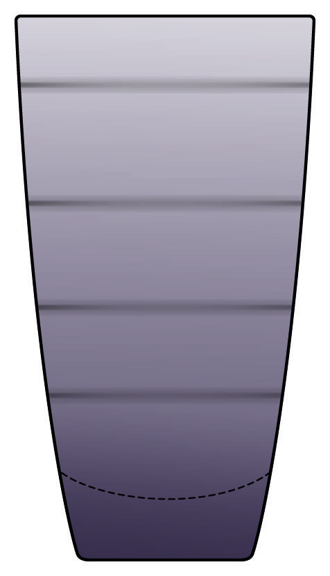 Grape Swirl 18 Oz Flat Tumbler by Martha Stewart-1