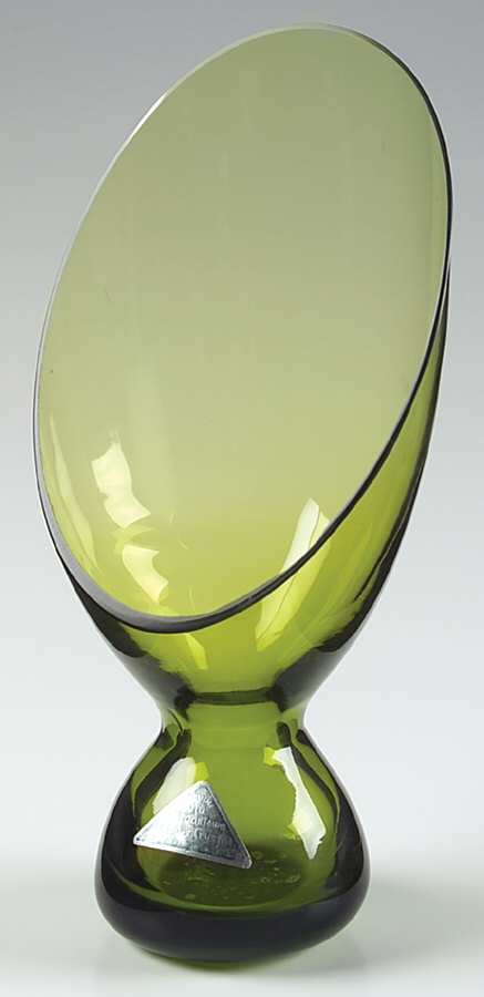 Coronet Moss Green Single Light Candlestick by Morgantown-1