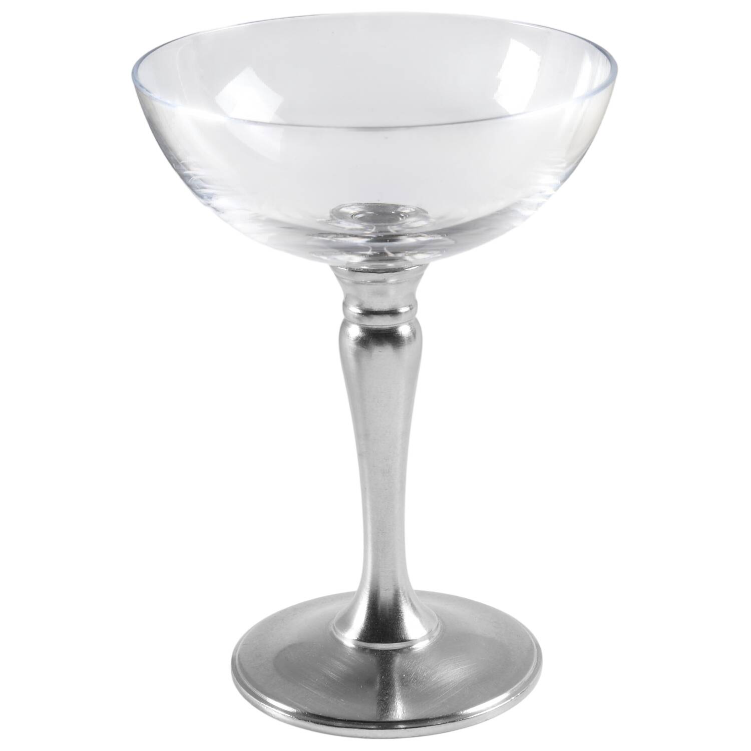 Classic (Crystal, Pewter) Champagne/Tall Sherbet by Match Pewter-1