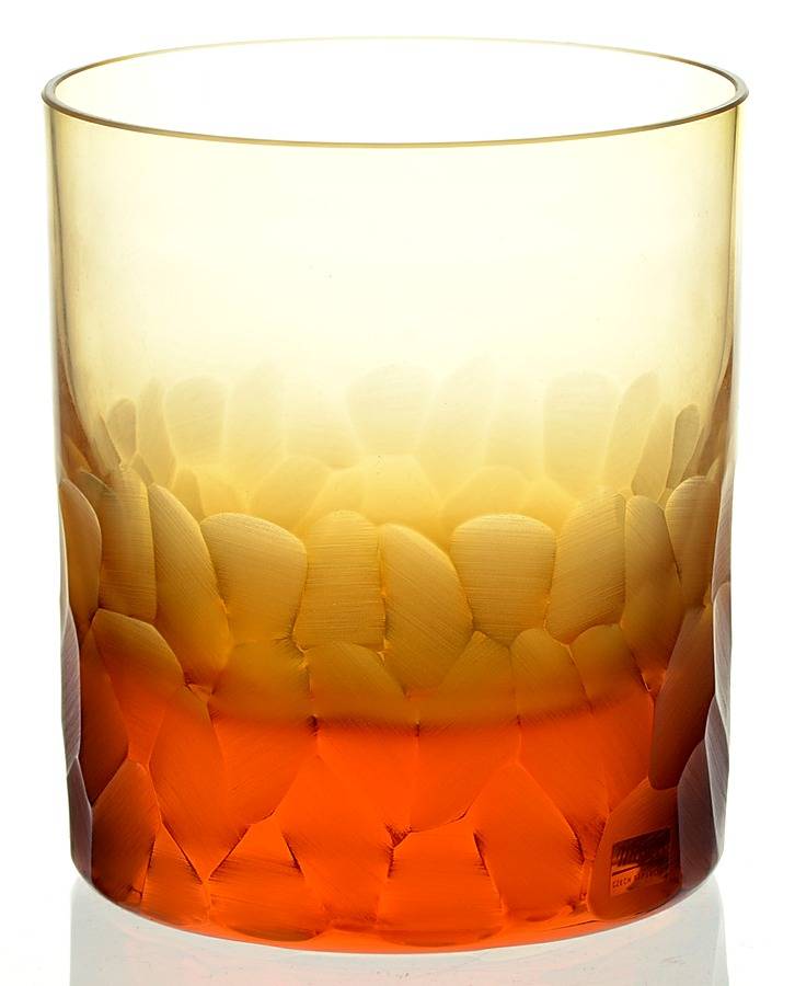 Pebbles Topaz Double Old Fashioned by Moser-1