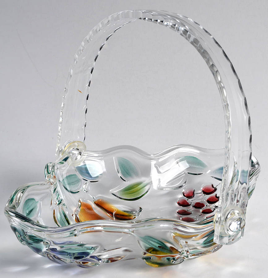 Garden Harvest (Embossed Color Fruit) 8" Basket by Mikasa-1