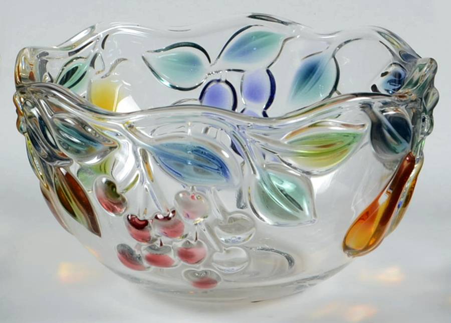 Garden Harvest (Embossed Color Fruit) Small Fruit Dessert Bowl by Mikasa-1