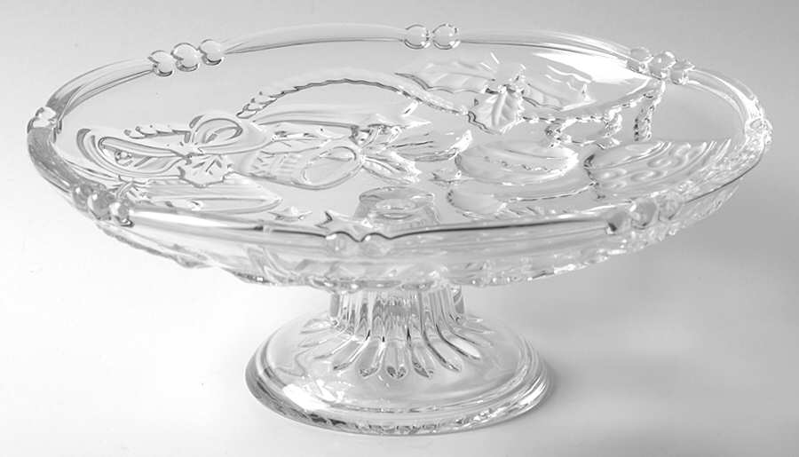 Holiday Gala Footed Cake Plate by Mikasa-1