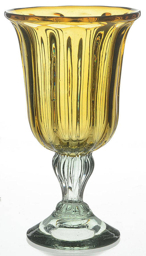 Glitz Amber Water Goblet by Mariposa-1