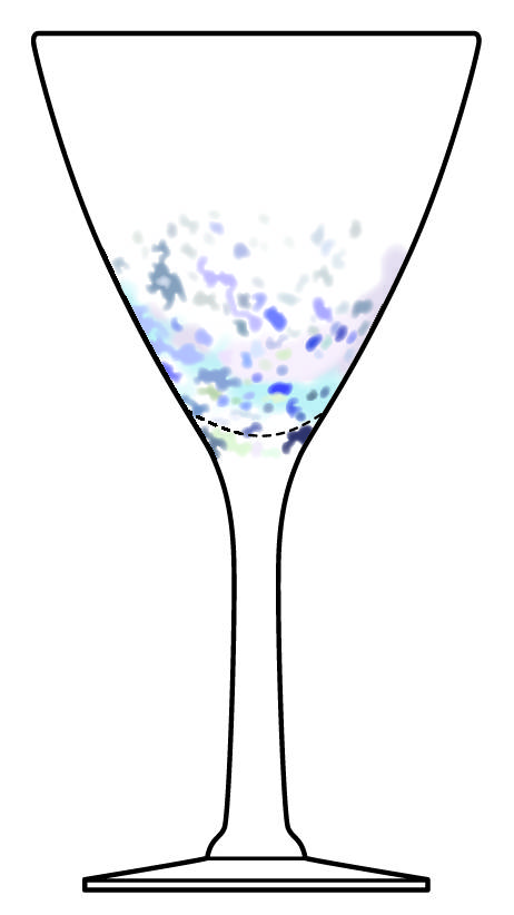 Monet Glass Goblet All Purpose by Mariposa-1