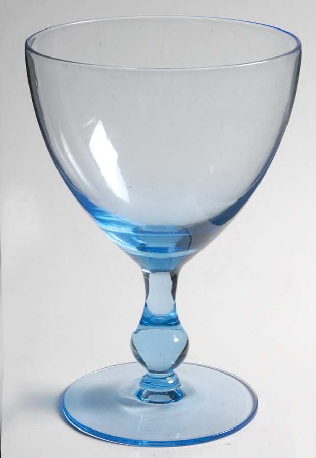Regina Blue Water Goblet by Morgantown-1