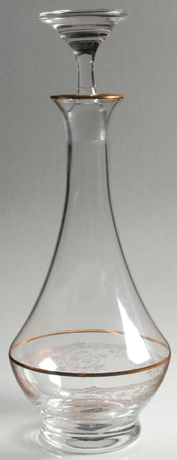 Andover Gold Decanter & Stopper by Mikasa-1