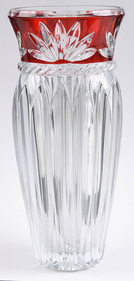 Corinth Ruby 11" Flower Vase by Mikasa-1