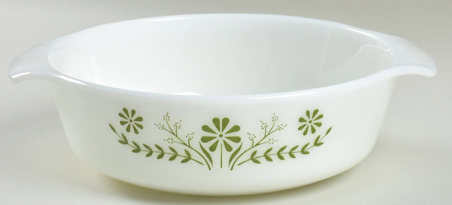 Primrose Dream 1.5 Quart Round Casserole No Lid by McKee-1