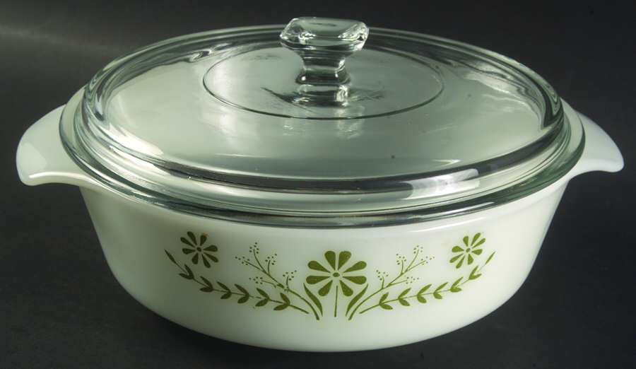 Primrose Dream 1.5 Quart Round Covered Casserole by McKee-1