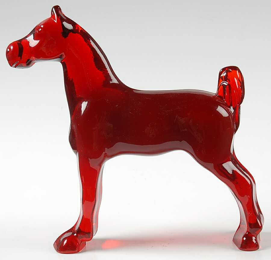 Heisey By Mosser Animals Ruby Show Horse by Mosser (Ohio)-1