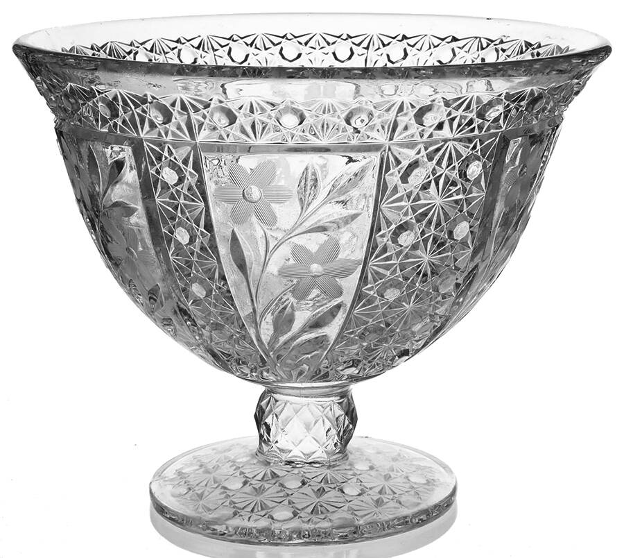 Snappy Clear 9" Large Fruit Bowl by McKee-1