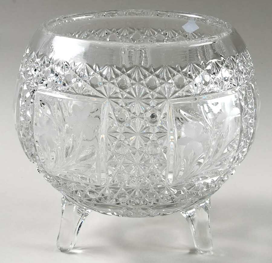 Snappy Clear 7" Rose Bowl by McKee-1