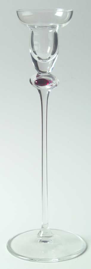 Diva Ruby 11" Tall Single Light Candlestick by Mikasa-1
