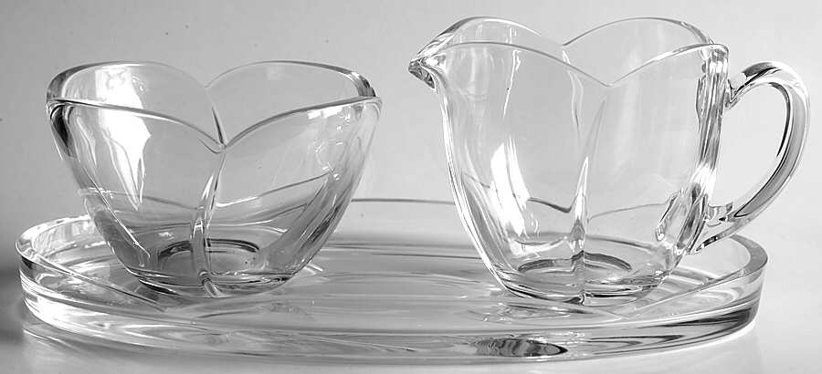 Finesse Creamer, Sugar and Tray Set by Mikasa-1