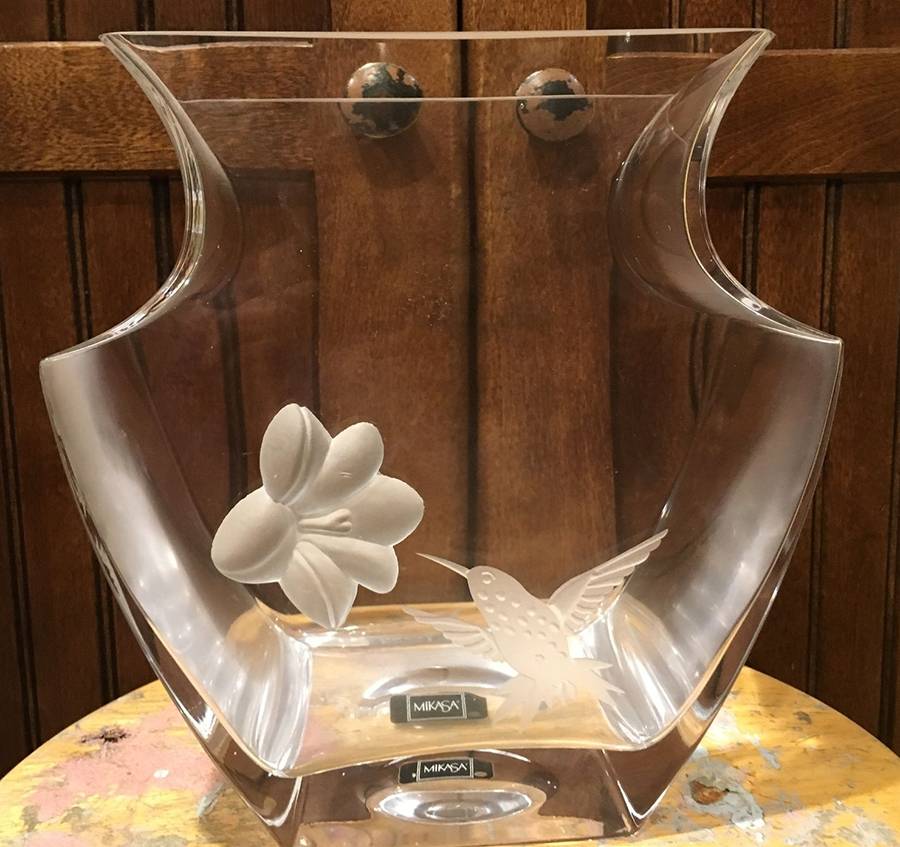 Summer's Nectar 8" Urn Vase by Mikasa-1