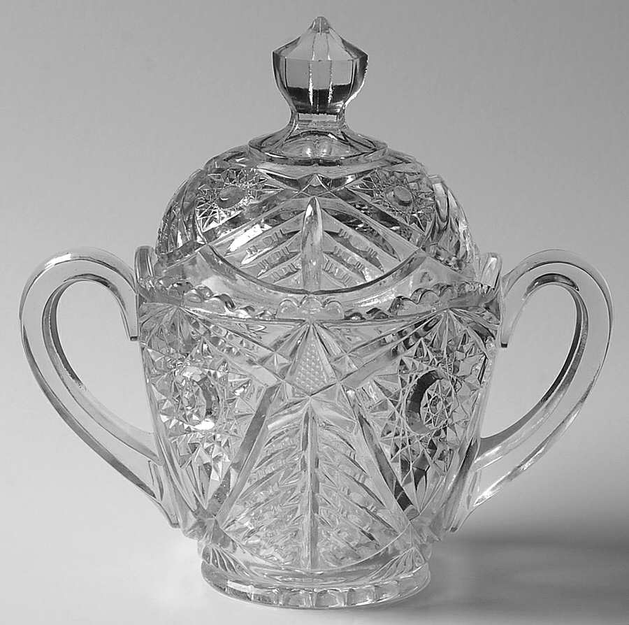 Valtec Sugar Bowl & Lid by McKee-1