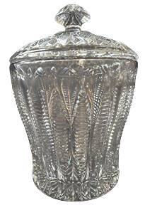 English Fern Biscuit Barrel & Lid by Mikasa-1