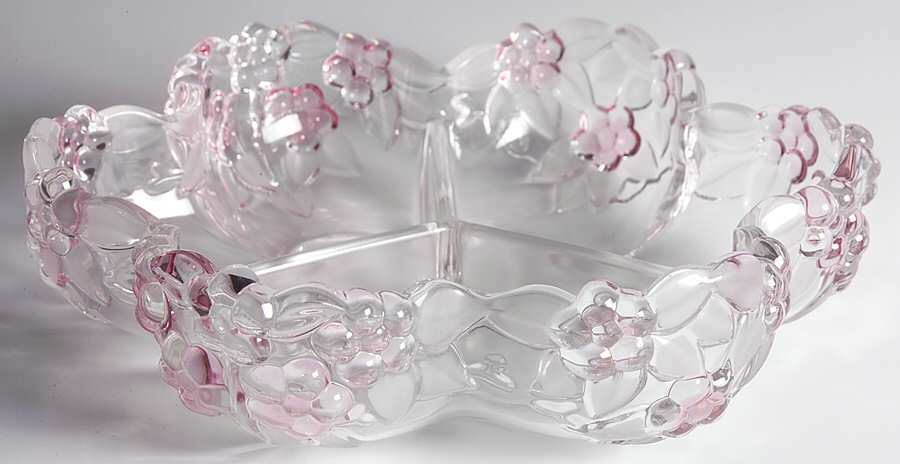 Carmen Rose 10" Pansy/Flower Shape 3 Part Relish by Mikasa-1