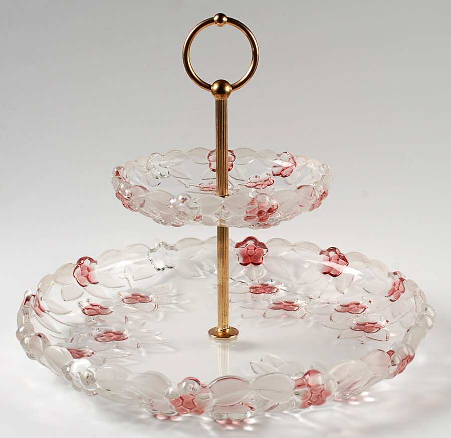 Carmen Rose 2 Tier Serving Tray by Mikasa-1