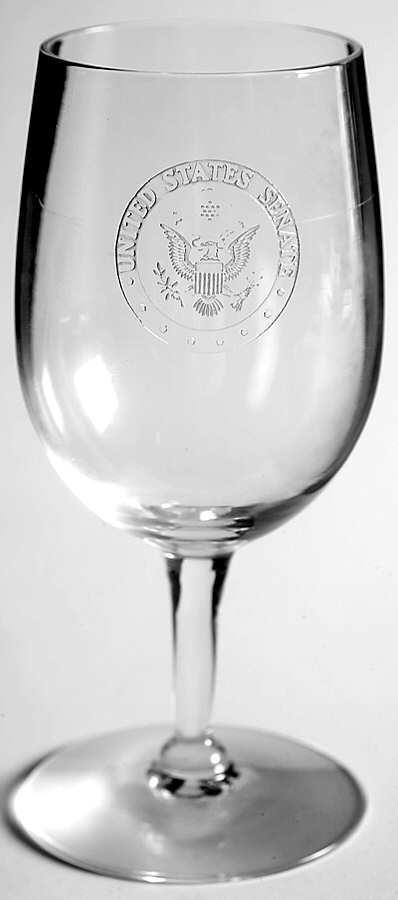 United States Senate Wine Glass by Morgantown-1