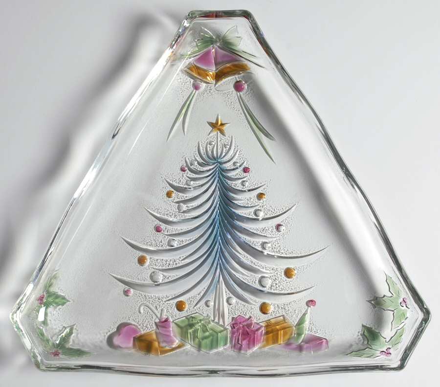 Holiday Gifts Triangle Plate by Mikasa-1