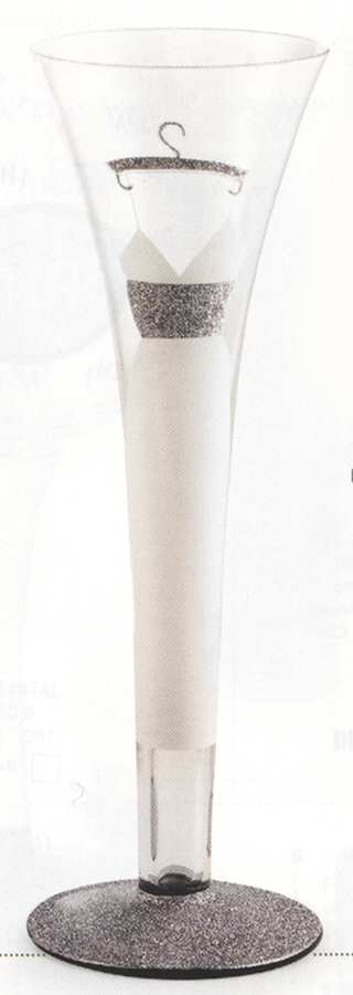 Something Blue Fluted Champagne by Mud Pie-1