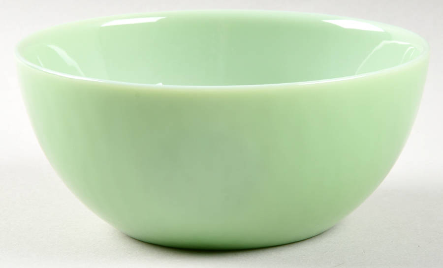 Jadeite-Green Glass 6" Mixing Bowl by Martha Stewart-1