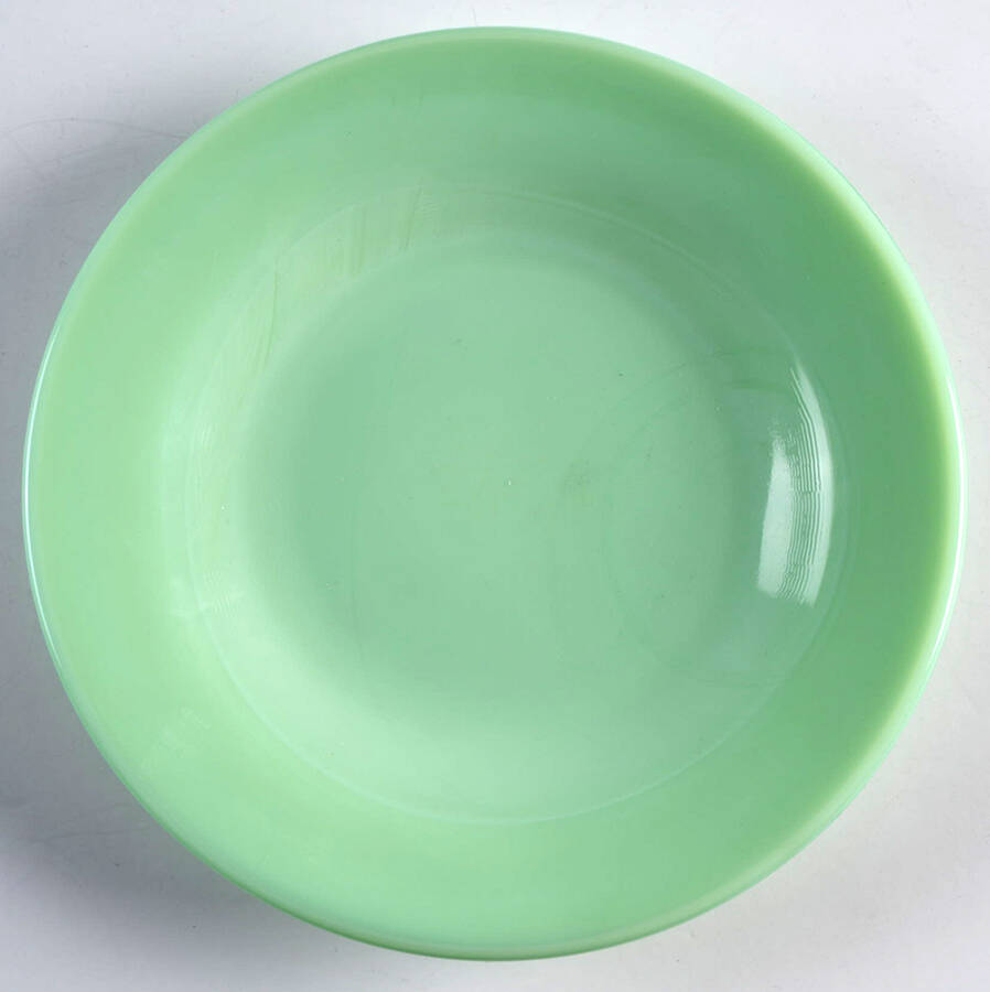 Jadeite-Green Glass Salad Plate by Martha Stewart-1