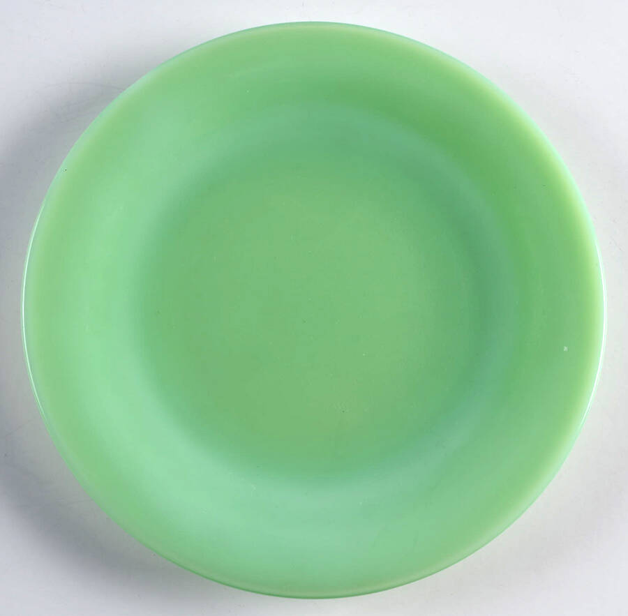 Jadeite-Green Glass Luncheon Plate by Martha Stewart-1