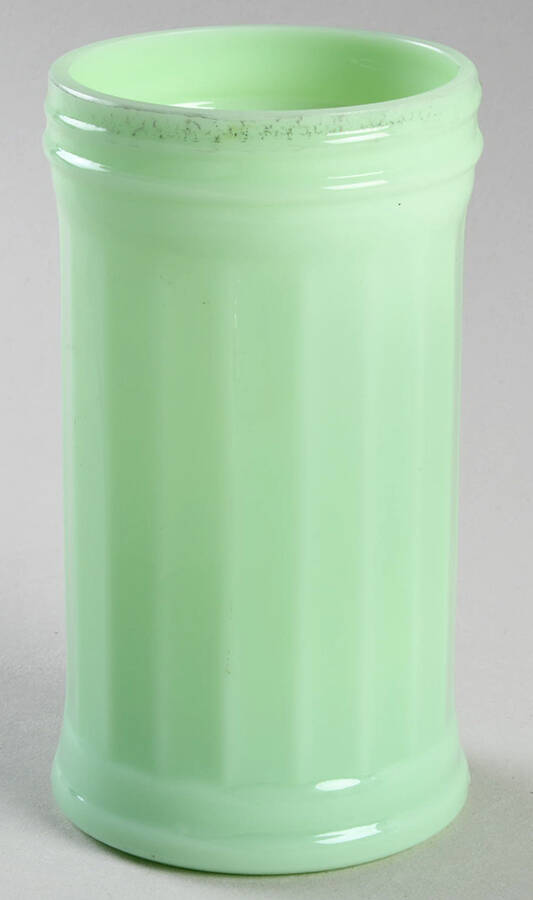 Jadeite-Green Glass Sugar Pourer No Metal Lid by Martha Stewart-1