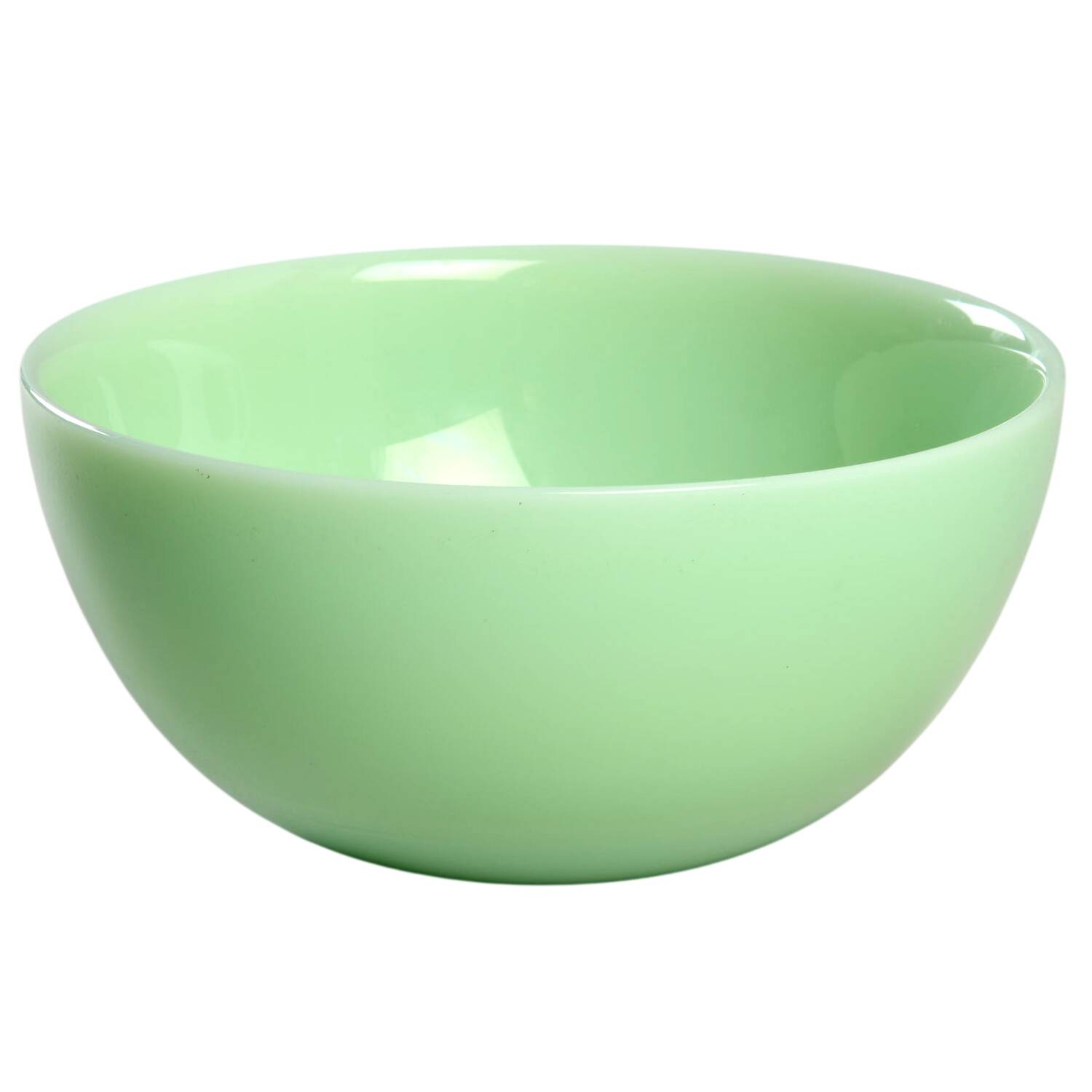 Jadeite-Green Glass 5" Round Bowl by Martha Stewart-1